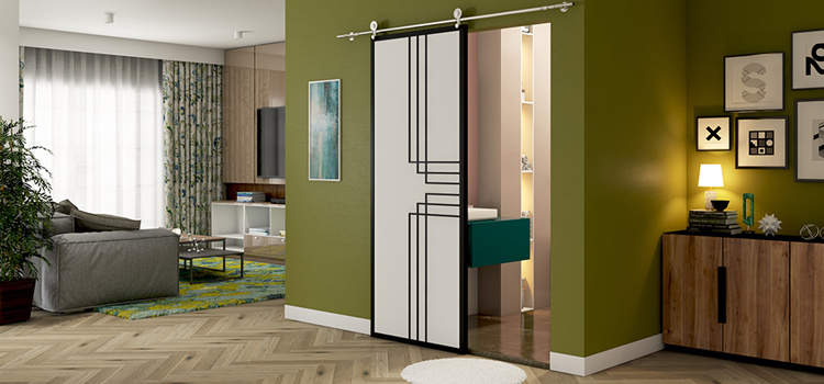 sliding bathroom door installation in Melbourne