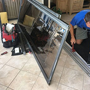 sliding glass door frame repair Melbourne